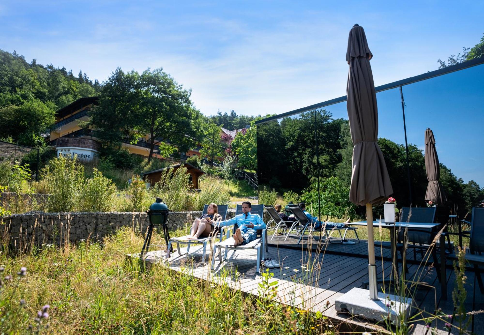 Wald-Hotel Heppe Dammbach Buitenkant foto