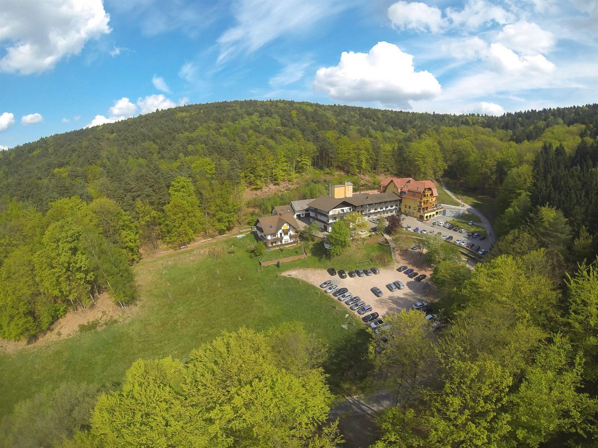 Wald-Hotel Heppe Dammbach Buitenkant foto